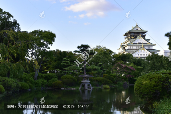 日本大阪城公園風(fēng)光