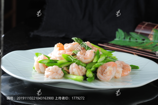 蘆筍炒蝦仁