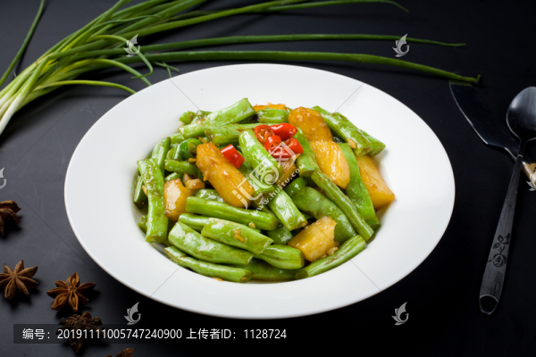 小炒四季豆