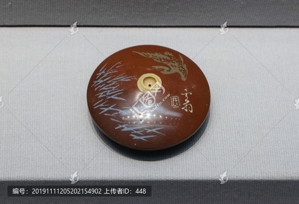 建水葉子香制紫陶鴉片煙斗
