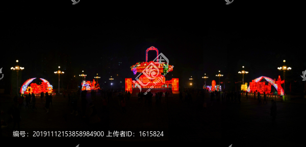 元宵燈會大畫幅