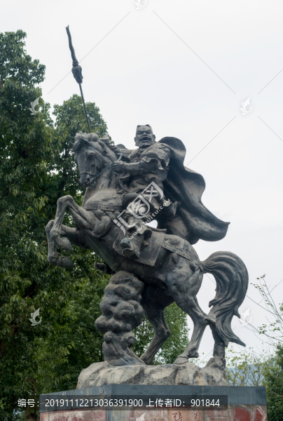 重慶云陽(yáng)城市雕塑張飛塑像