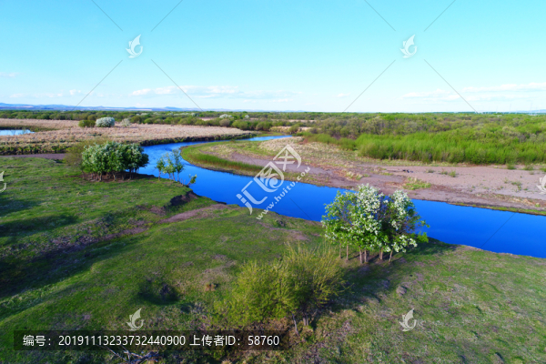 扎敦河河灣風景