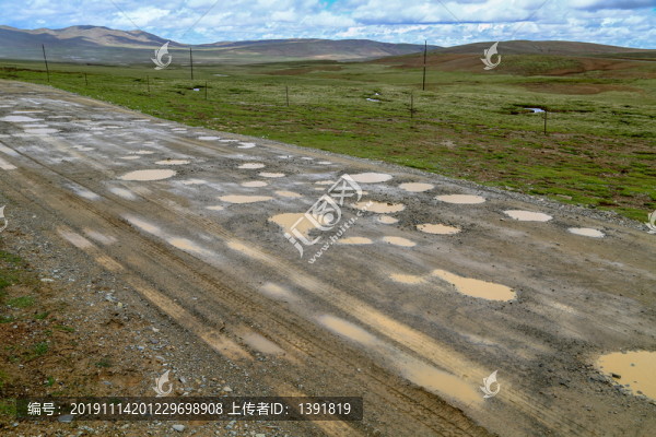 玉樹曲麻萊黃河源頭搓板路