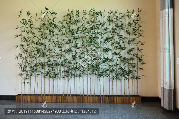 創(chuàng)意竹子背景墻