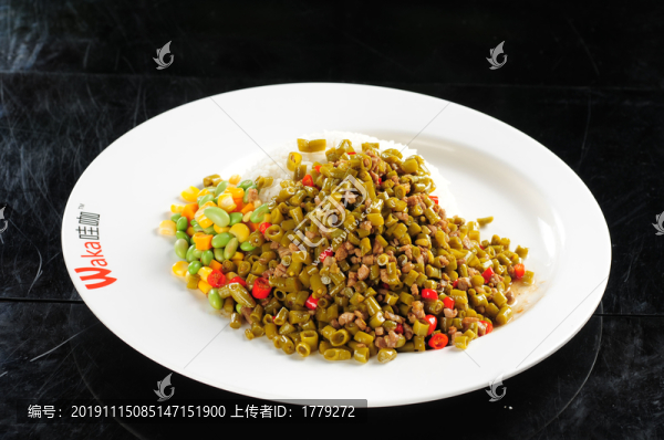 酸豆角蓋飯