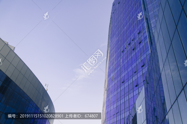 現(xiàn)代城市建筑局部