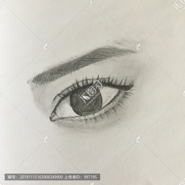 素描眼睛