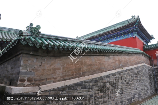 天壇建筑青磚綠瓦