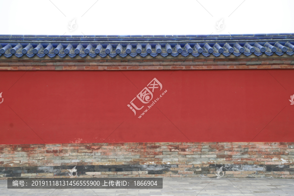 紅墻紫瓦背景
