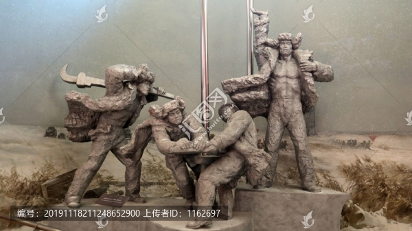 艱苦創(chuàng)業(yè)大慶人雕塑