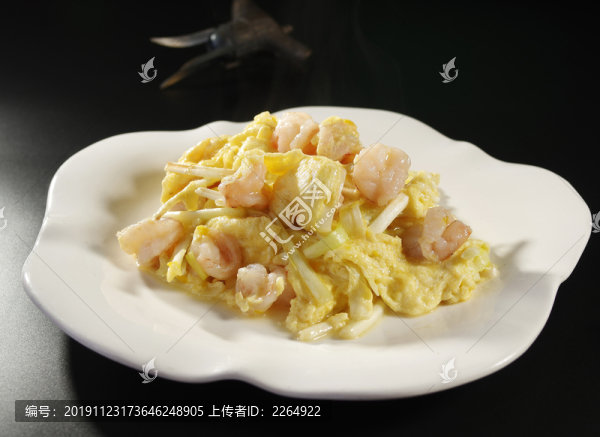 韭黃蝦仁炒蛋