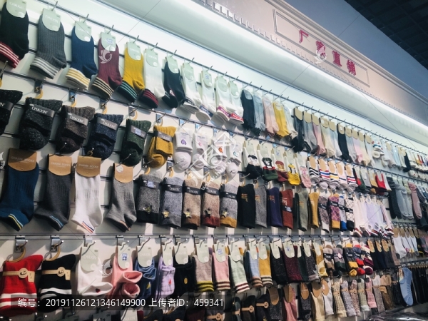 襪子市場(chǎng)擺列圖
