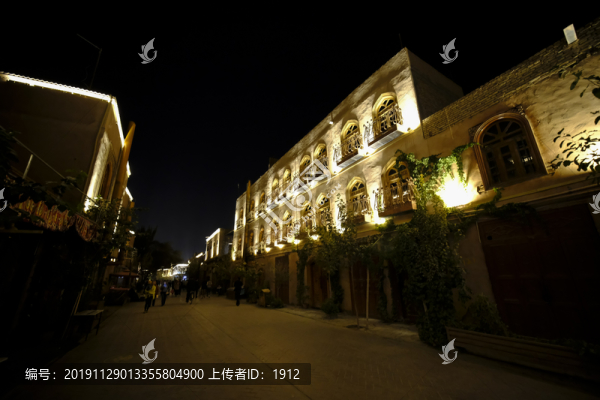 喀什古城夜景