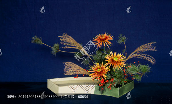 琳派調(diào)小原流插花