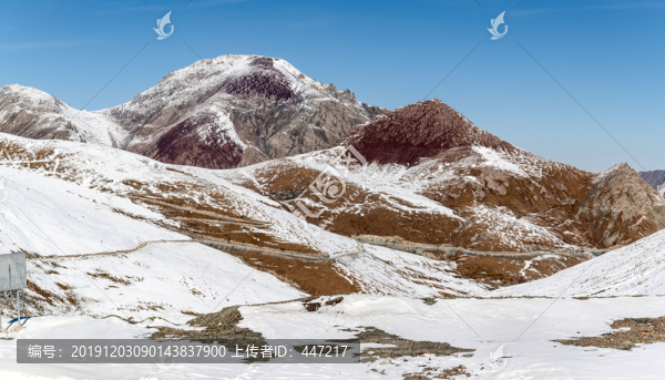 甘肅祁連山雪山