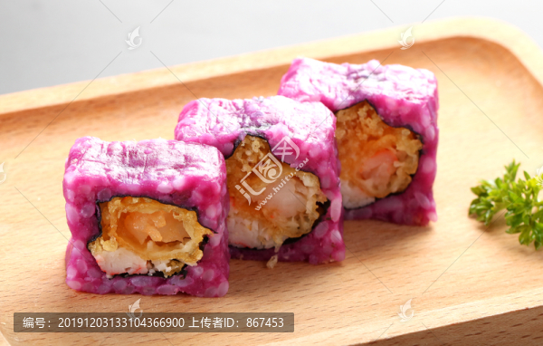 紫薯肉松卷