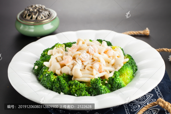 白玉菇滑蝦仁