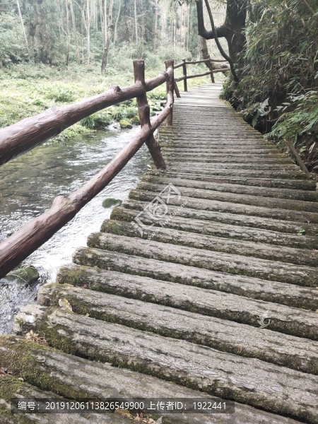 景區(qū)欄桿及水泥仿古路面