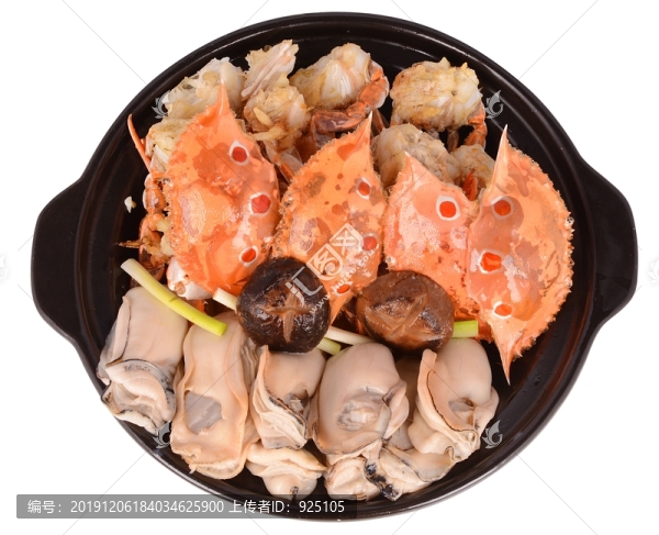 生蠔花蟹煲