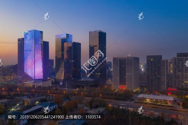 航拍CBD20191201