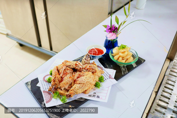 糖蒜芝麻雞
