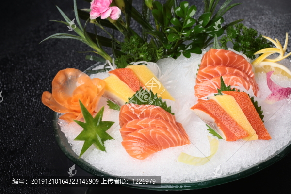 三文魚拼盤希鯪魚