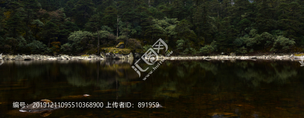 螺髻山高原湖泊森林風光