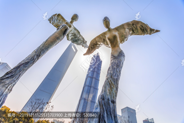 上海綠地天使雕塑
