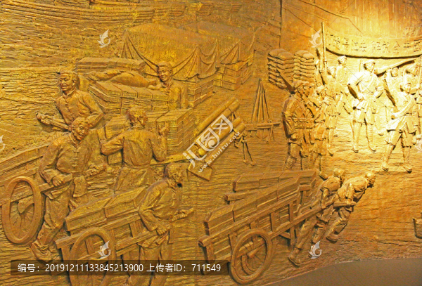渡江戰(zhàn)役支援前線場景