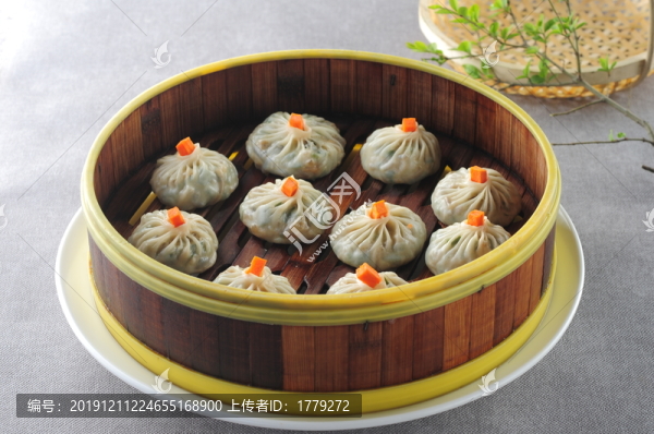 薄皮素包
