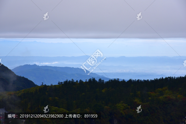 峨眉山云海風光