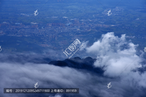 峨眉山云海風光