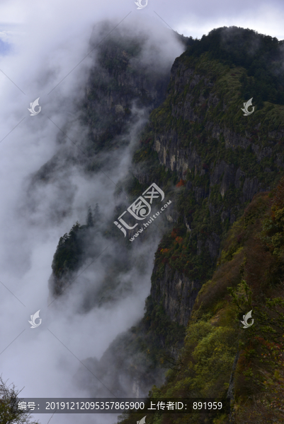 峨眉山云海風光