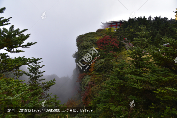 峨眉山云海風光