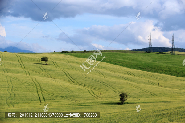 意大利托斯卡納田園自然風景