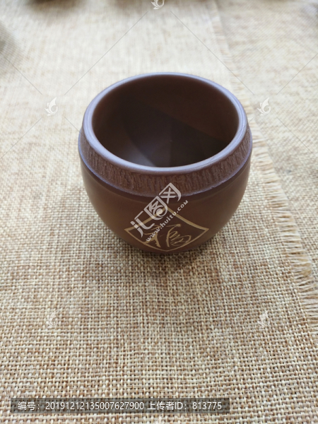 紫砂福字杯