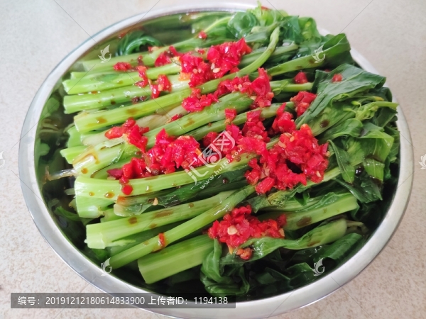 白灼菜心