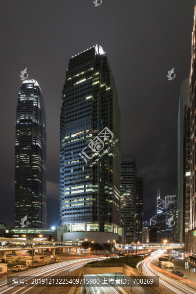 香港國際金融中心夜景
