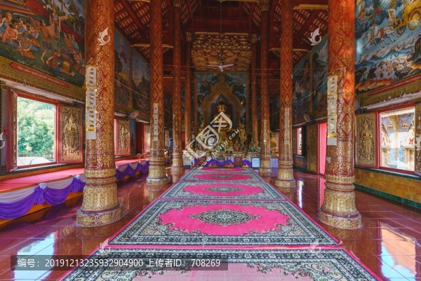 泰國清邁古老的佛教寺廟