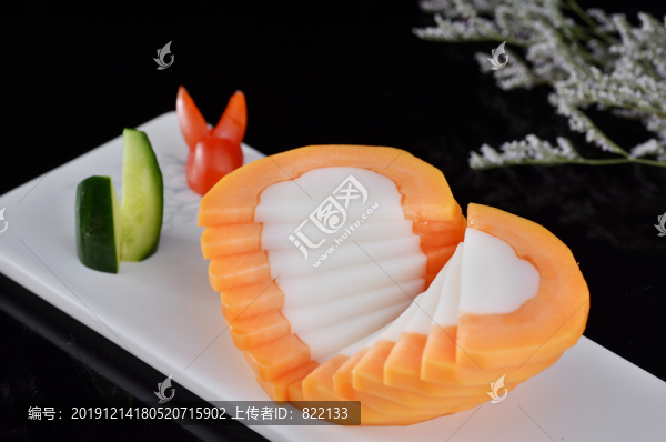 椰奶木瓜凍