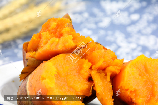 烤煙薯烤紅薯
