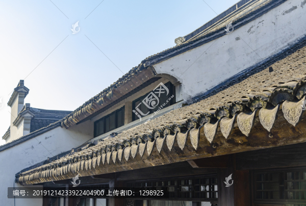 蘇州中式建筑屋檐