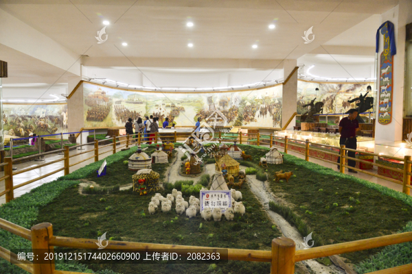 成吉思汗陵園內(nèi)場景
