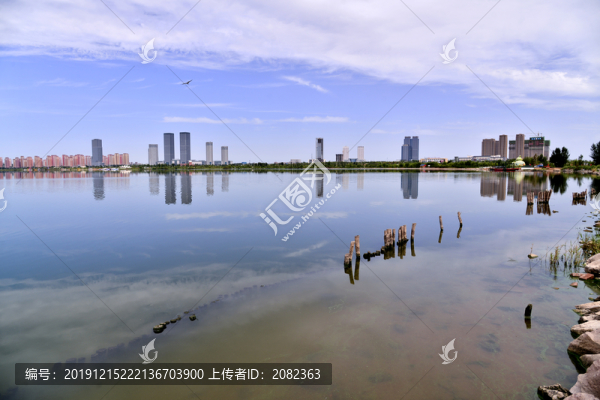 紅海子濕地周邊住宅區(qū)