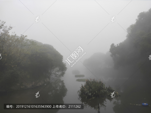 霧中湖