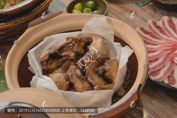 香辣蒸雞