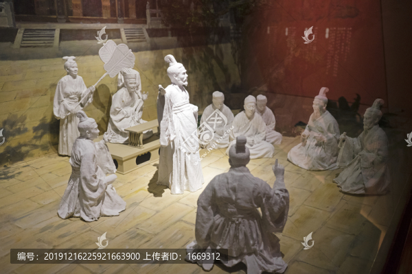 范縝西邸論辯場(chǎng)景