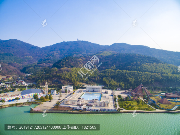 航拍達(dá)蓬山風(fēng)景區(qū)