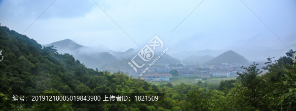 俯瞰塘溪鎮(zhèn)
